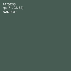 #475C53 - Nandor Color Image