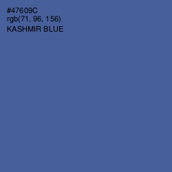 #47609C - Kashmir Blue Color Image