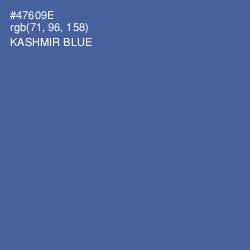 #47609E - Kashmir Blue Color Image