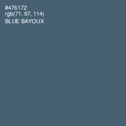 #476172 - Blue Bayoux Color Image