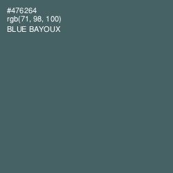 #476264 - Blue Bayoux Color Image