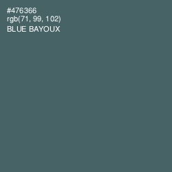 #476366 - Blue Bayoux Color Image