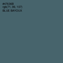 #47636B - Blue Bayoux Color Image