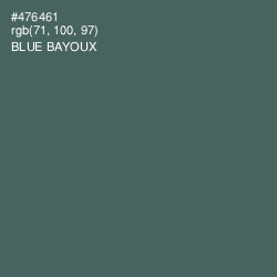 #476461 - Blue Bayoux Color Image
