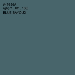 #47656A - Blue Bayoux Color Image