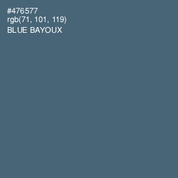 #476577 - Blue Bayoux Color Image