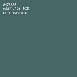 #476666 - Blue Bayoux Color Image