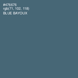 #476676 - Blue Bayoux Color Image