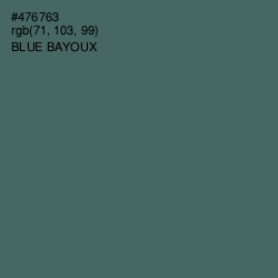 #476763 - Blue Bayoux Color Image