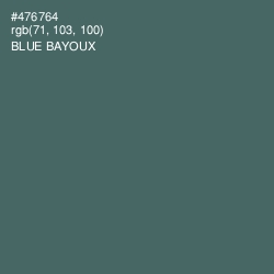 #476764 - Blue Bayoux Color Image