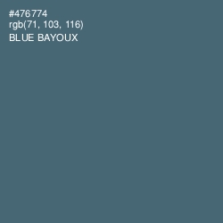 #476774 - Blue Bayoux Color Image