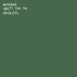#47684A - Axolotl Color Image