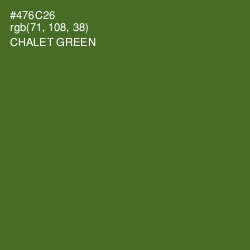 #476C26 - Chalet Green Color Image