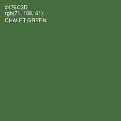 #476C3D - Chalet Green Color Image