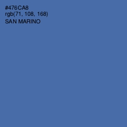 #476CA8 - San Marino Color Image