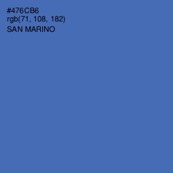 #476CB6 - San Marino Color Image