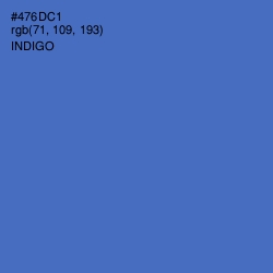 #476DC1 - Indigo Color Image