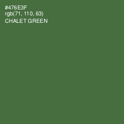 #476E3F - Chalet Green Color Image