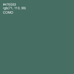 #476E63 - Como Color Image