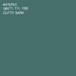 #476F6C - Cutty Sark Color Image