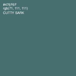 #476F6F - Cutty Sark Color Image