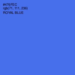 #476FEC - Royal Blue Color Image