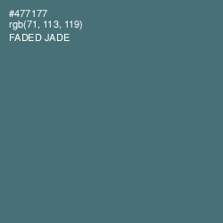 #477177 - Faded Jade Color Image