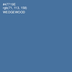 #47719E - Wedgewood Color Image