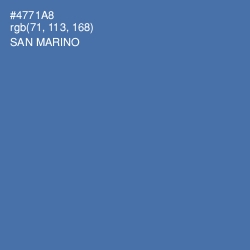 #4771A8 - San Marino Color Image