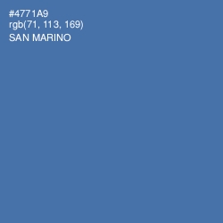 #4771A9 - San Marino Color Image