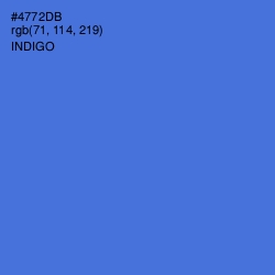 #4772DB - Indigo Color Image