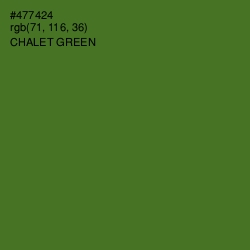 #477424 - Chalet Green Color Image