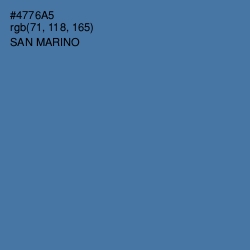 #4776A5 - San Marino Color Image