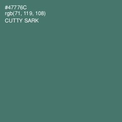 #47776C - Cutty Sark Color Image