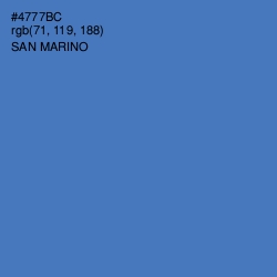 #4777BC - San Marino Color Image