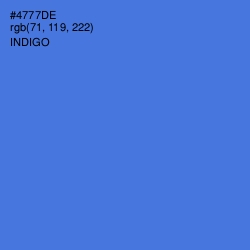 #4777DE - Indigo Color Image