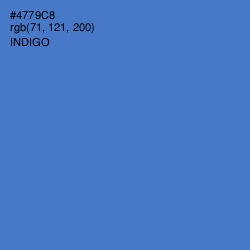 #4779C8 - Indigo Color Image