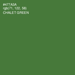 #477A3A - Chalet Green Color Image