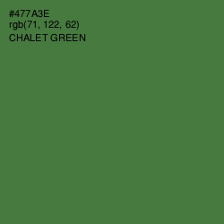 #477A3E - Chalet Green Color Image