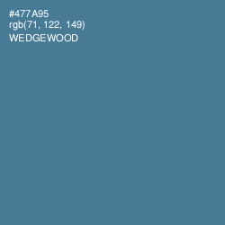 #477A95 - Wedgewood Color Image