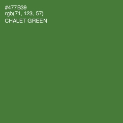 #477B39 - Chalet Green Color Image