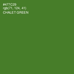 #477C29 - Chalet Green Color Image