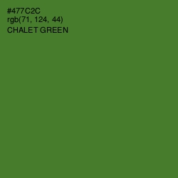 #477C2C - Chalet Green Color Image