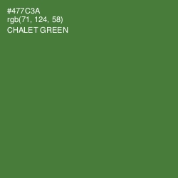 #477C3A - Chalet Green Color Image