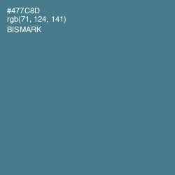 #477C8D - Bismark Color Image