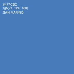 #477CBC - San Marino Color Image