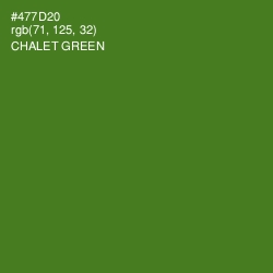 #477D20 - Chalet Green Color Image
