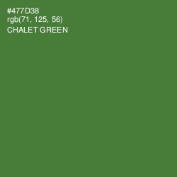 #477D38 - Chalet Green Color Image