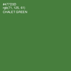 #477D3D - Chalet Green Color Image