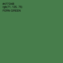 #477D4B - Fern Green Color Image